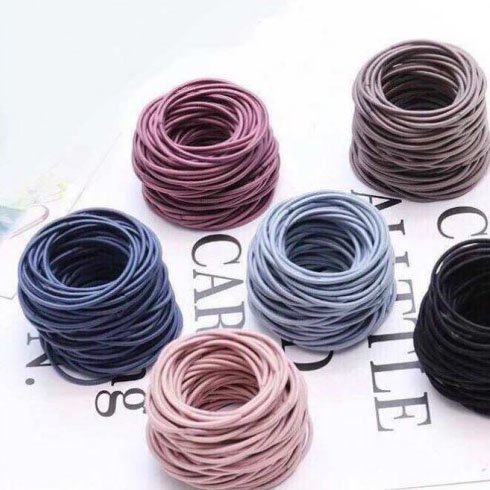 Quà tặng kèm 1 dây buộc tóc xinh xắn dễ thương buộc chắc chắn nhiều màu ngẫu nhiên phong cách cho nữ quần ống rộng TSQ64
