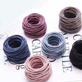 Quà tặng kèm 2 dây buộc tóc xinh xắn dễ thương buộc chắc chắn nhiều màu ngẫu nhiên