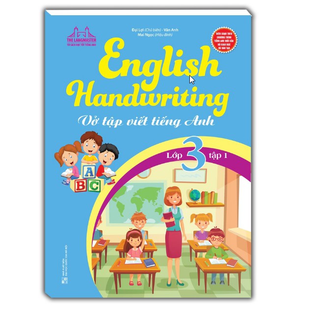 Sách - English Handwriting - Vở tập viết tiếng anh lớp 3 tập 1