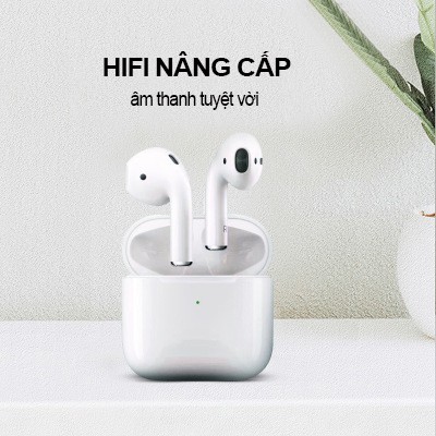 Tai nghe nhét taiBluetooth không dây  Pro 4 tích hợp tất cả điện thoại Apple iPhone, Samsung, Oppo, Xiaomi, Sony, VSmart