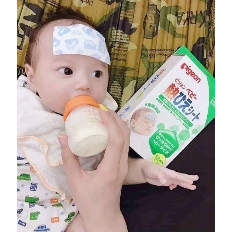 Miếng Dán Hạ Sốt PiGeon 0M+ Nội Địa Nhật