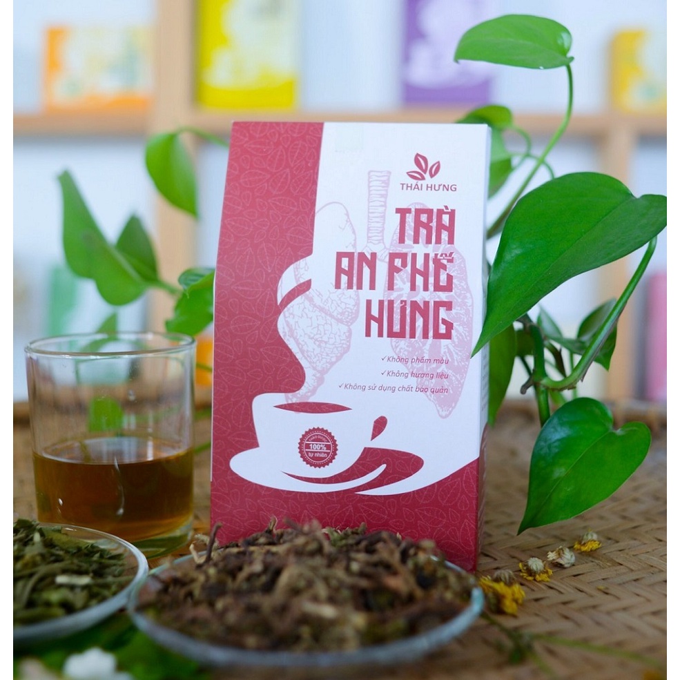 Trà An phế hưng Thái Hưng 25 túi lọc 5g giảm ho, đàm, tăng cường chức năng phổi, phục hồi tổn thương phổi