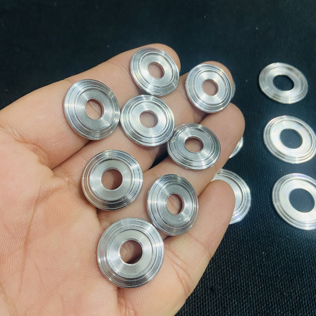 [SÁNG BÓNG XE] COMBO 10 MIÊNG LÔNG ĐỀN XE MÁY INOX 304 ĐẸP CHẤT CHƠI GẮN CHI TIẾT ỐC XE MÁY, DÀN ÁO XE MÁY SIÊU SÁNG