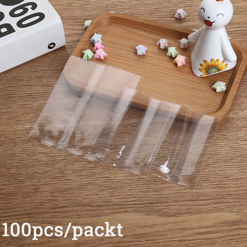 Set 100 túi trong suốt đựng bánh kẹo