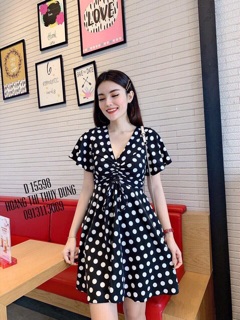 Đầm chấm bi