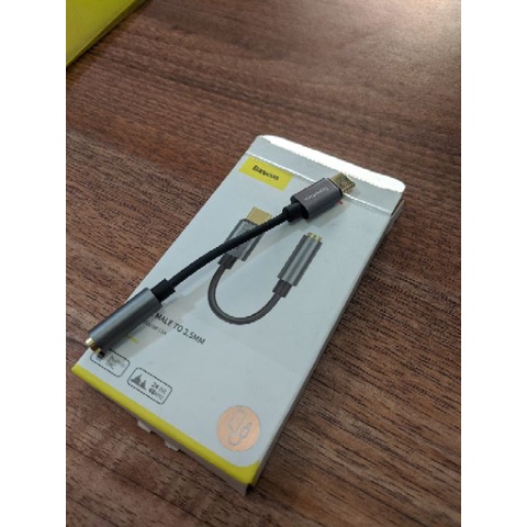 Cổng Chuyển Đổi Type C sang jack 3.5 có DAC Baseus cho Samsung , Huawei, oppo , xiaomi , Google Pixel , ipad