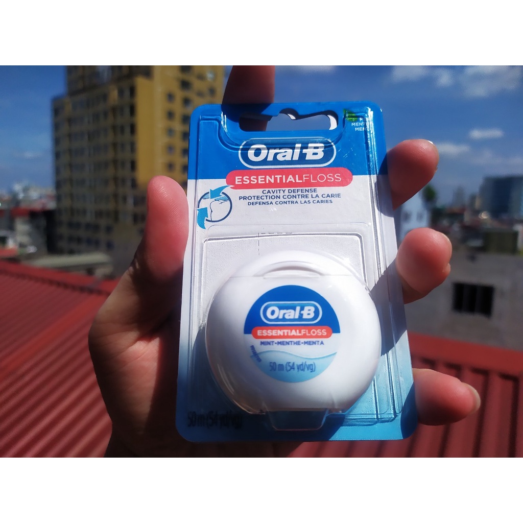 Chỉ Nha Khoa Oral-B Essential Floss 50m chăm sóc bảo vệ răng miệng