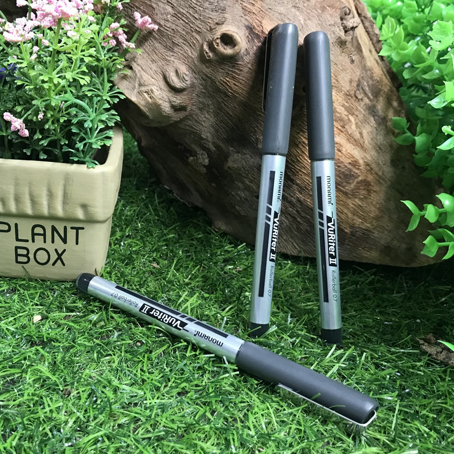 Bút Monami Rollerball Pen Vuriter 2 - 0.7mm - Màu đen (Thái Lan)