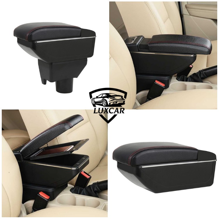 Hộp tỳ tay xe TOYOTA VIOS-YARIS 2014-2020 tích hợp cổng sạc USB | Chất liệu da PU cao cấp