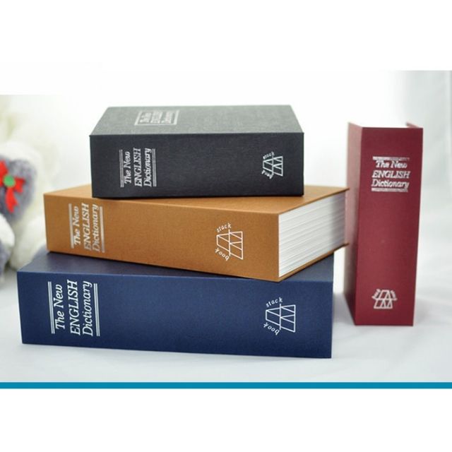 Két Sắt Mini Ngụy Trang Quyển Sách ( Giao màu ngẫu nhiên)