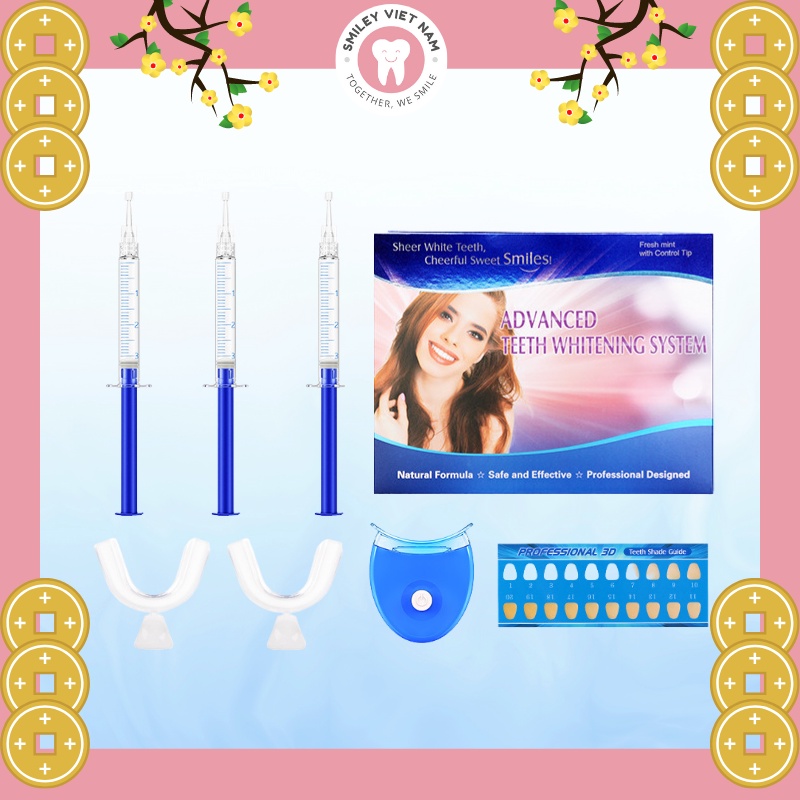 Bộ Kit Làm Trắng Răng Smilekit Advanced S1 - Giúp người sử dụng có một hàm răng trắng sáng - An toàn cho sức khỏe