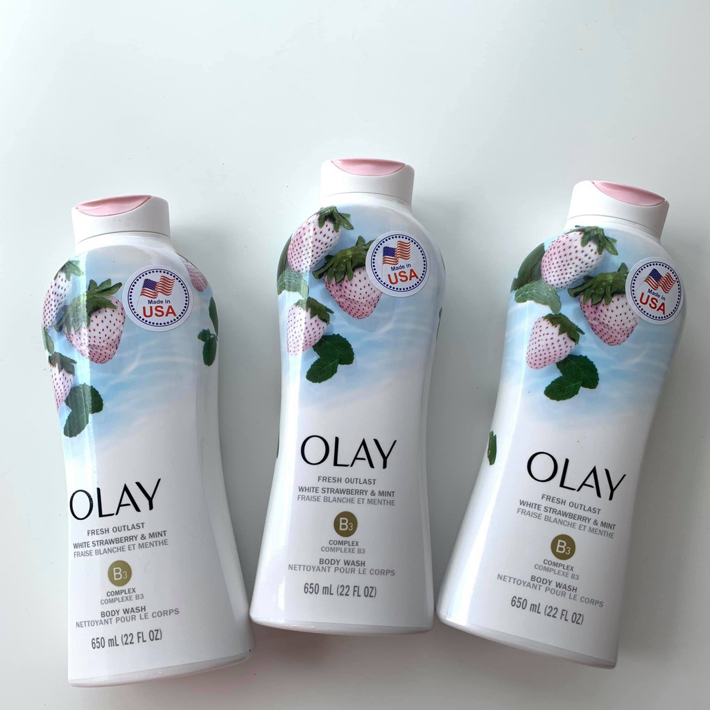 (Mẫu mới 2020) Sữa tắm Olay các loại 650ml