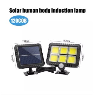 Đèn năng lượng mặt trời solar light mini giá rẻ có điều khiển dùng trong nhà và sân vườn, cảm biến chuyển động SL-F120