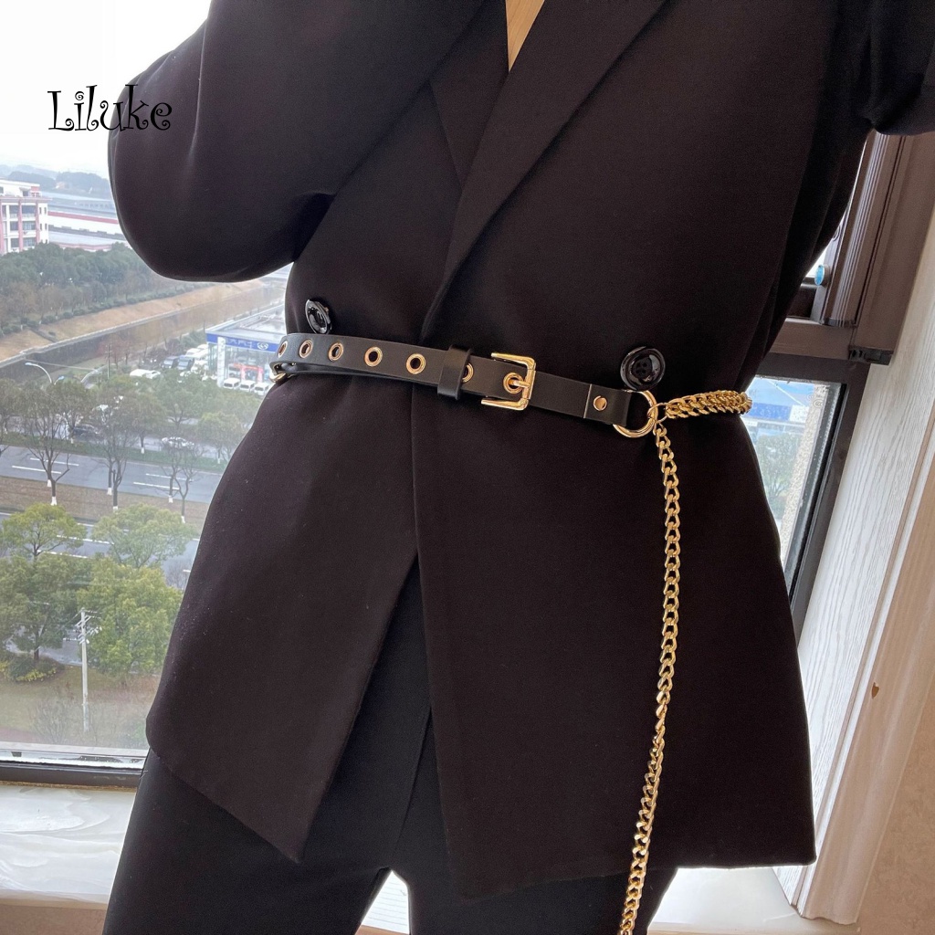 Dây Thắt Lưng Nữ Nhiều Lớp Mạ Vàng/Bạc Thời Trang