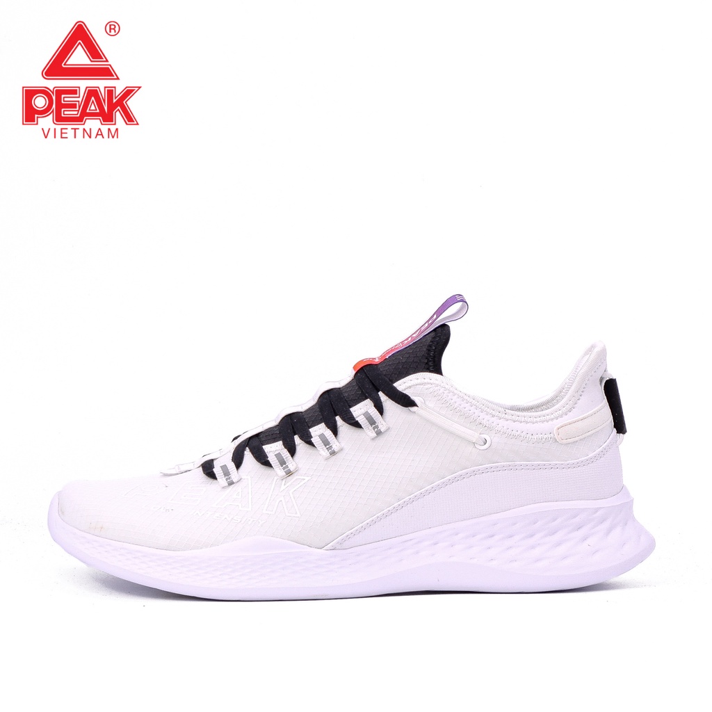 Giày chạy bộ Nam PEAK Running LISS E11437H Trắng