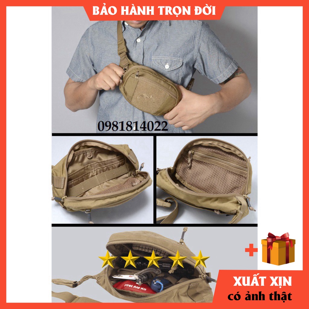 Túi đeo chéo bao tử nam Helikon-Tex Possum WAIST PACK Cordura 💕VẢI CHỐNG NƯỚC TUYỆT ĐỐI💕túi đeo bụng ngang hông đeo vai