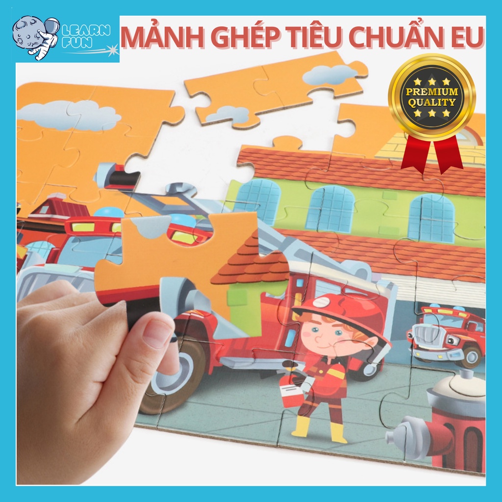 Bộ đồ chơi phát triển tư duy xếp hình cho bé 4 cấp độ khó đồ chơi 2 tuổi +