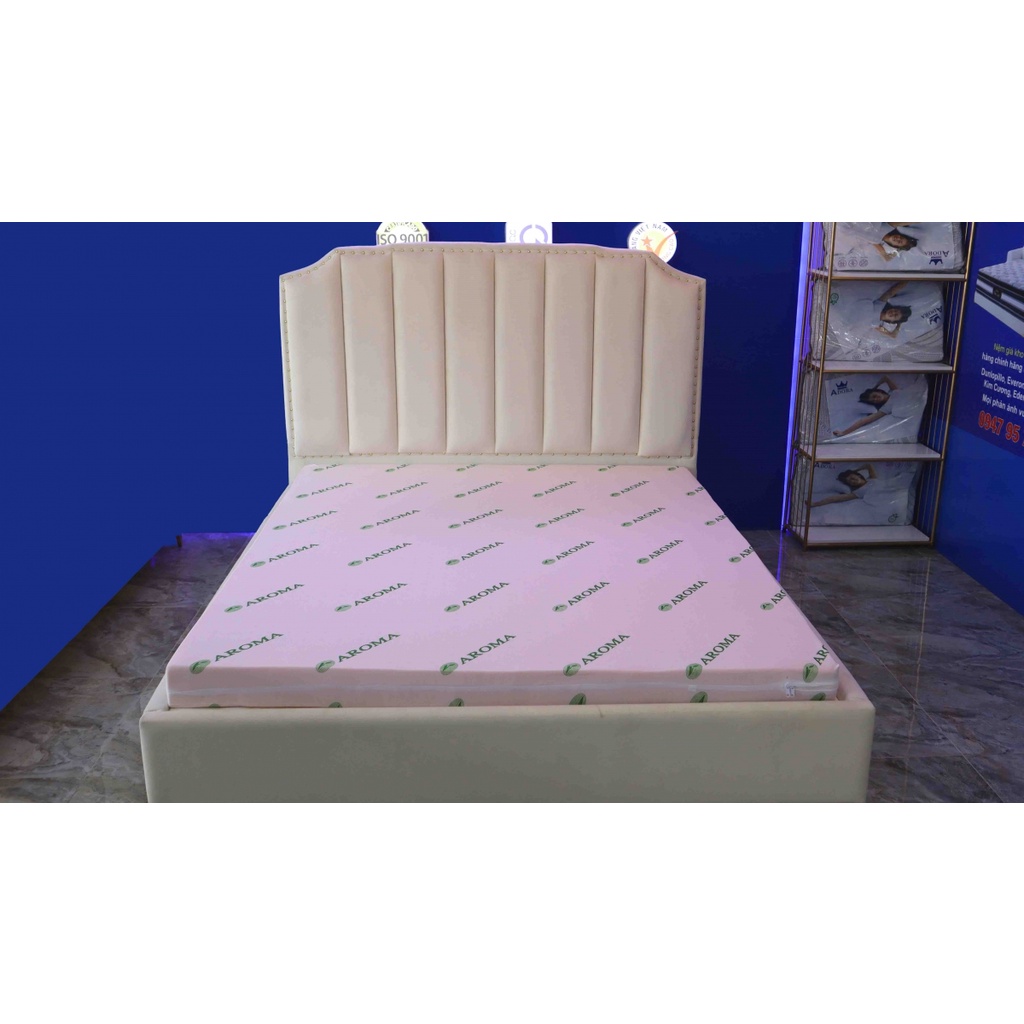 Nệm Foam Aroma Classic - Đàn Hồi, Cứng Mềm Vừa Phải, Không Mùi Thoáng Khí - Bảo Hành Chính Hãng 10 Năm