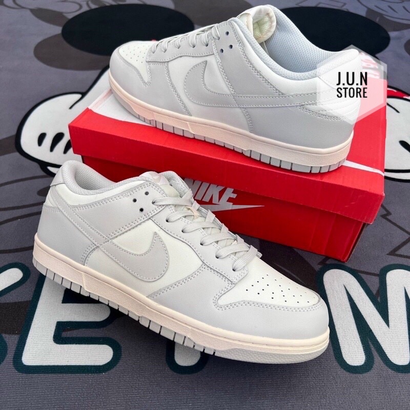 GIÀY SB DUNK LOW LIGHT BONE XÁM DA THẬT LAI AU