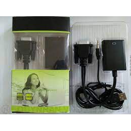 Cáp chuyển đổi VGA to HDMI + Audio