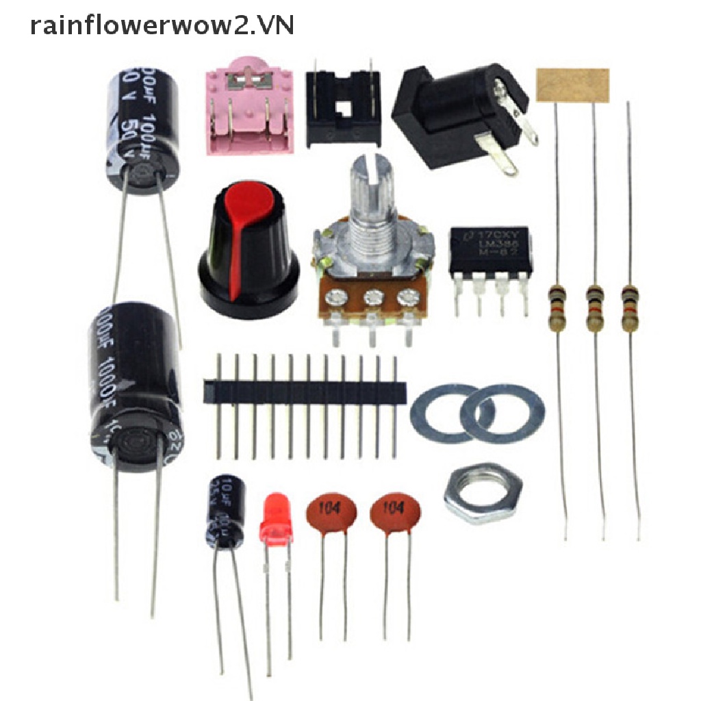 1 Bộ Bảng Mạch Khuếch Đại Âm Thanh Siêu Nhỏ LM386 3V-12V DIY M57 0 0 0 0 0