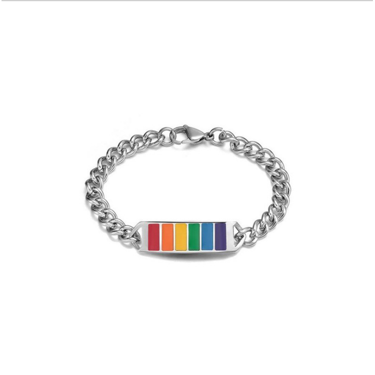 Vòng đeo tay hình cầu vồng phong cách thời trang cá tính