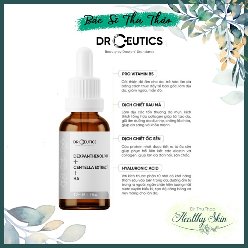 SERUM DRCEUTICS CẤP ẨM PHỤC HỒI DA B5 + CENTELLA + HA