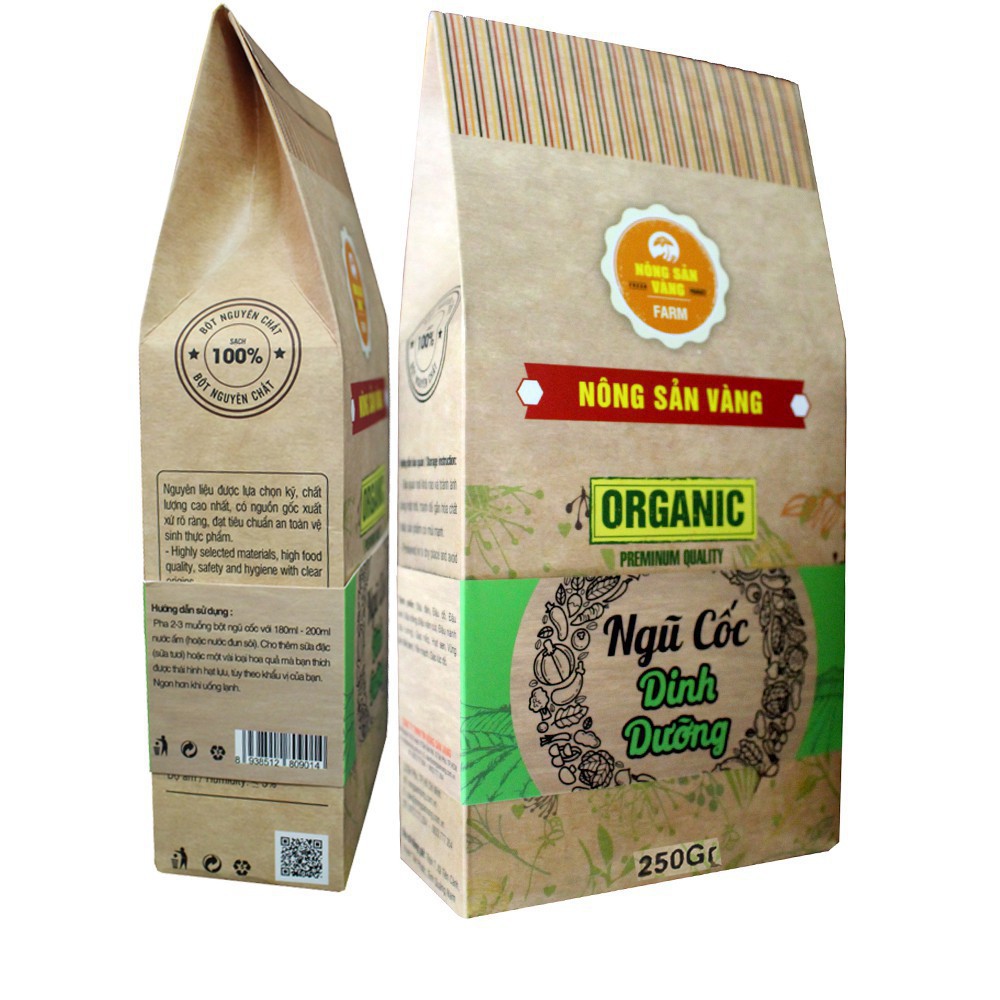 Bột Ngũ Cốc 250gr (HandMade) - Nông Sản Vàng