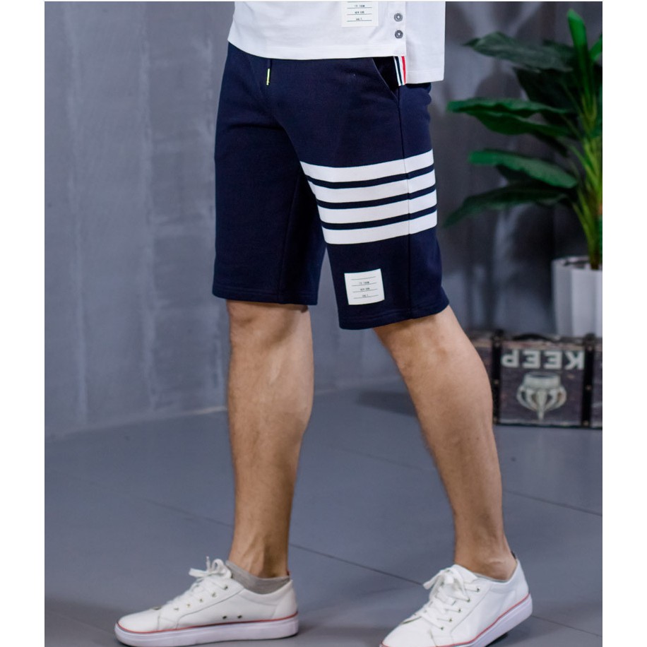 { Mới Về } Quần Short Thể Thao Nam 3 Sọc, Cotton Hàn Trẻ Trung Phong Cách Hàn Quốc Hot Trend 2021