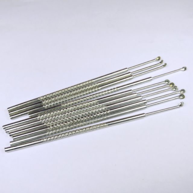 Túi 2 cây móc tai kim loại ngắn