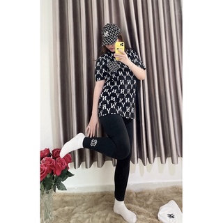 ÁO PHÔNG M//L//B MONOGRAM NY YANKEE