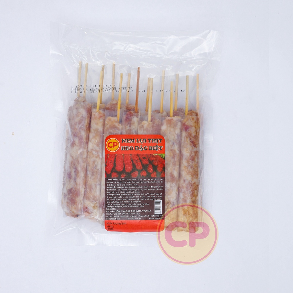 CP Nem Lụi Đông Lạnh 500G -Giàu dinh dưỡng, thơm ngon tiện lợi [Hà Nội Giao Hỏa Tốc 1H]