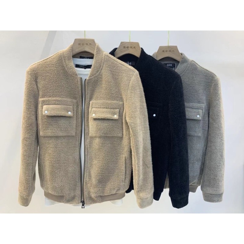 Áo dạ lông quảng châu cao cấp