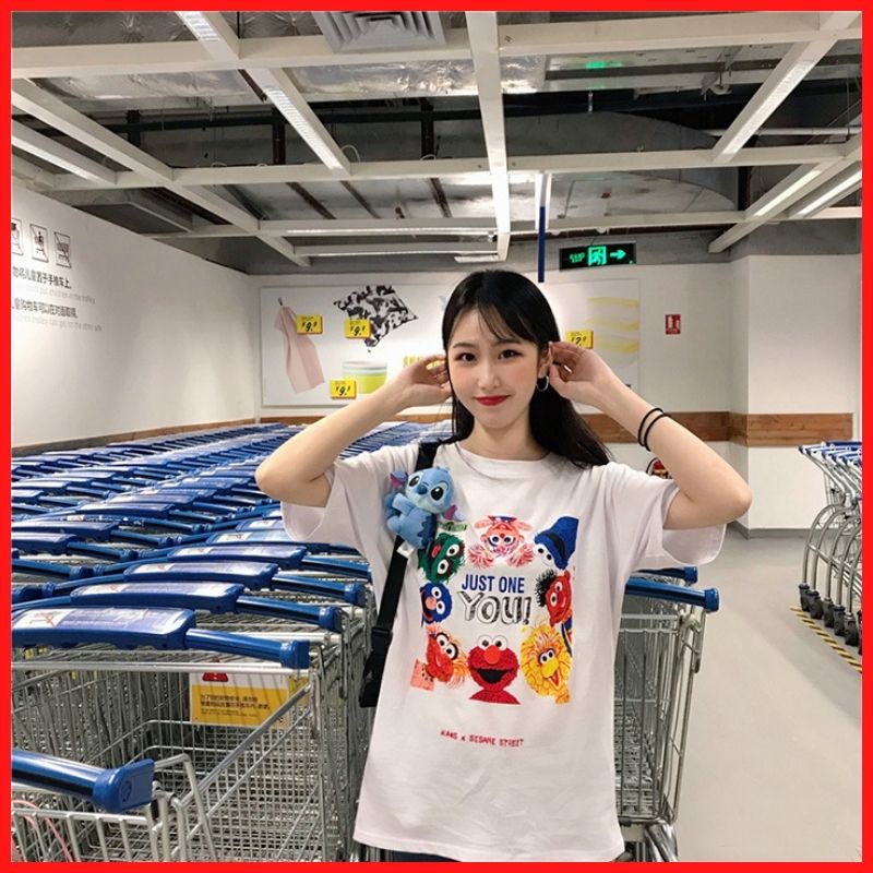 Áo Thun Nữ Unisex In Hoạt Hình JUST ONE YOU Siêu Đẹp ATN5425