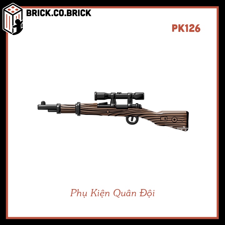 Lắp Ráp Mô Hình Đồ Chơi Vũ Khí Hiện Đai Minifigure Phụ Kiện Moc Army Quân Đội PK125