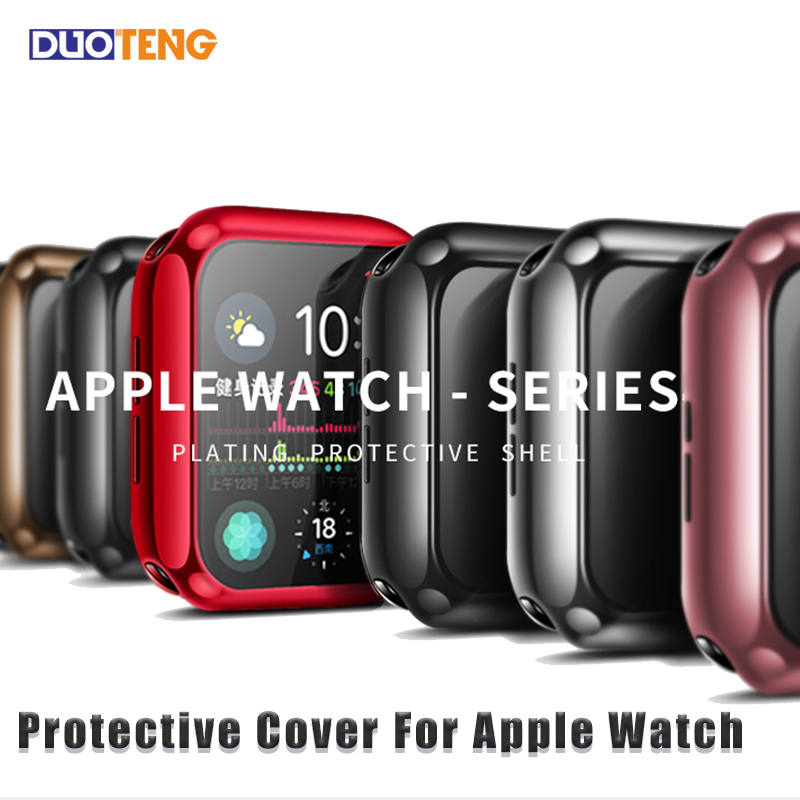 Vỏ bọc bảo vệ đồng hồ thông minh Apple Watch Se 6 5 4 3 2 1 38mm 44mm 40mm 42mm