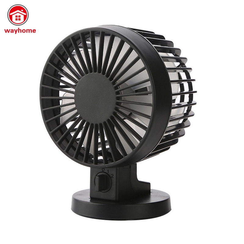 Portable Double-vane Mini USB Desktop Computer Fan With Double Side Fan Blades For Home Office 