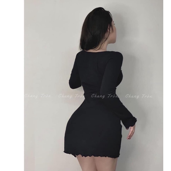 Đầm Gân Xoè Bigsize