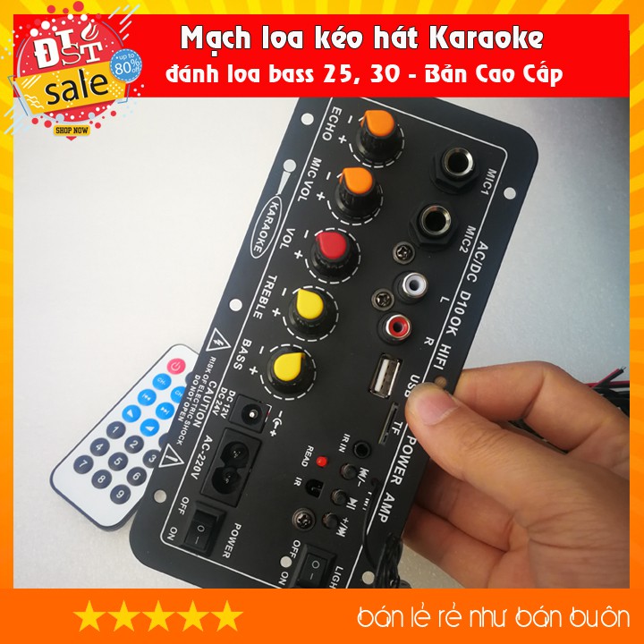 ✅ [RẺ NHẤT VIỆT NAM]Mạch loa kéo hát Karaoke đánh loa bass 25, 30 - Bản Cao Cấp