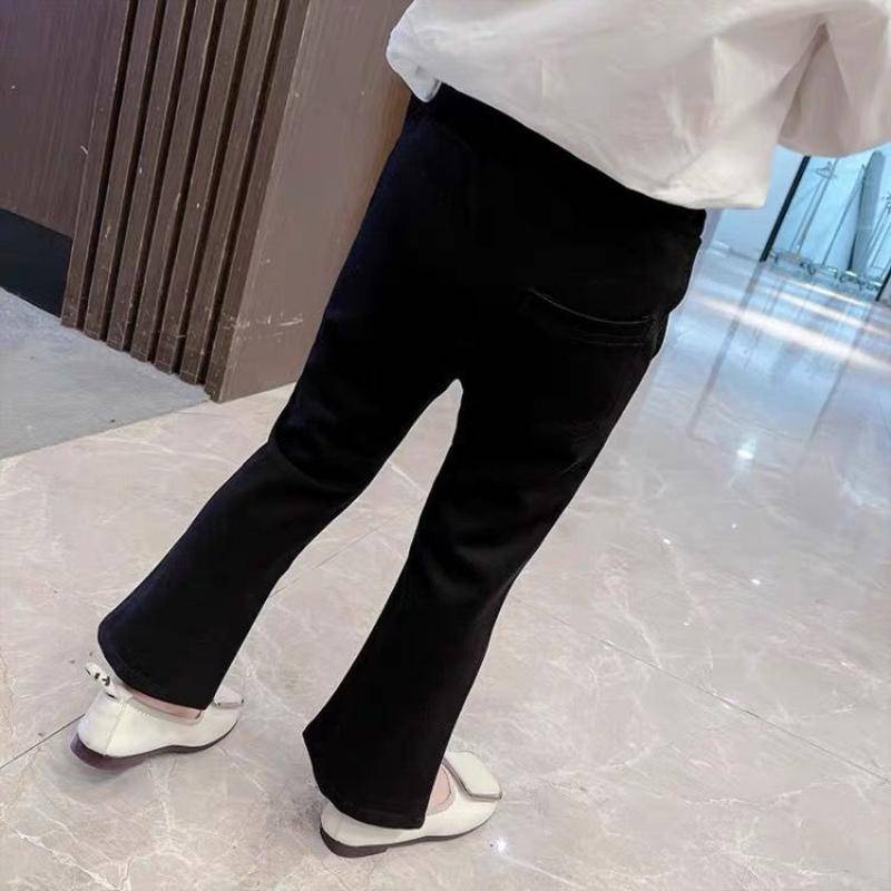 Quần Dài Ống Loe Mỏng Thoải Mái Phong Cách Hàn Quốc Thời Trang Mùa Hè 5 Cho Bé Gái