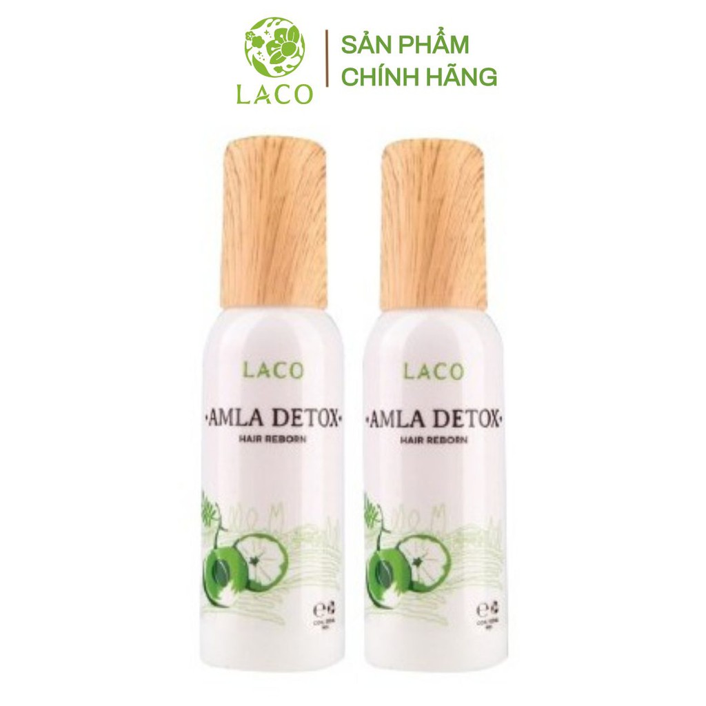 Xịt dưỡng tóc Amla Hair Reborn LACO 100ml làm thơm tóc, dưỡng tóc suôn mềm