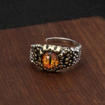 Nhẫn Kim Loại Hình Mắt Đỏ Phong Cách Punk Mới 2022 Làm Quà Tặng Sinh Nhật Cho Nam