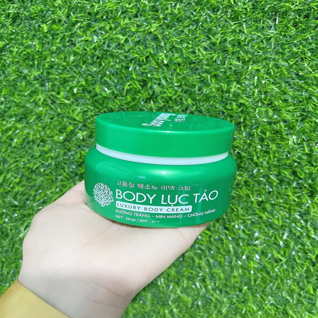 Kem body lục tảo❤️❤️ dưỡng trắng-mịn màng- trống nắng SPF 45+