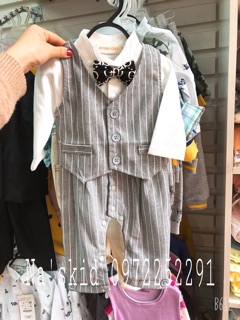  Set bộ công tử 3 ch tiết cho bé trai