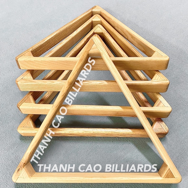 Xếp Bóng Bi-a Gỗ | Tam Giác Xếp Bi Bida Lỗ | Dụng Cụ Xếp Bóng Bi-a Bằng Gỗ Công Nghiệp
