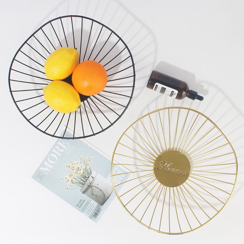 Rổ Đựng Trái Cây Rau Củ Bằng Sắt Sáng Tạo Trang Trí Đẹp Mắt