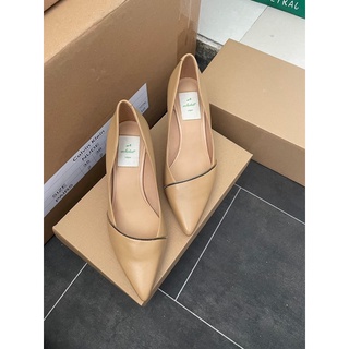 Giày da gót nhọn 5cm xuất xịn