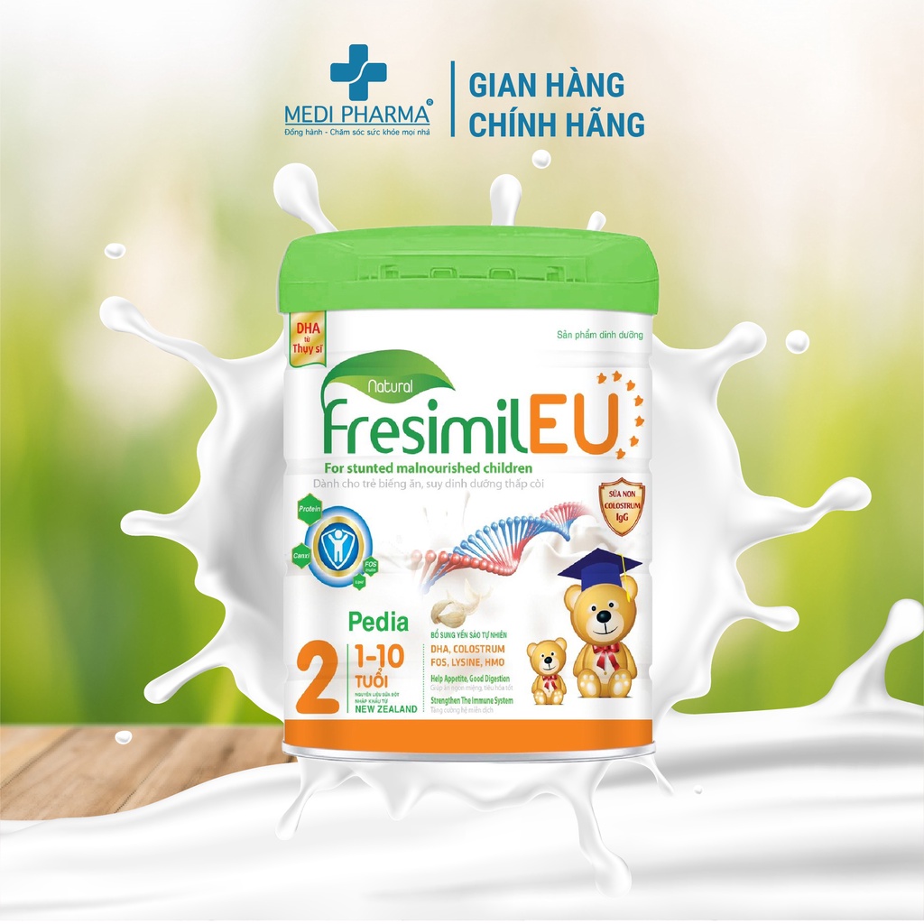 Sữa bột số 2 FresimilEU PEDIA dành cho trẻ biếng ăn - 900g