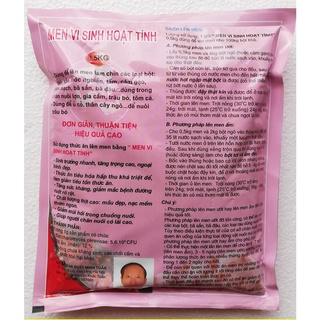 2 gói Men ủ vi sinh hoạt tính 500g tổng = 1kg