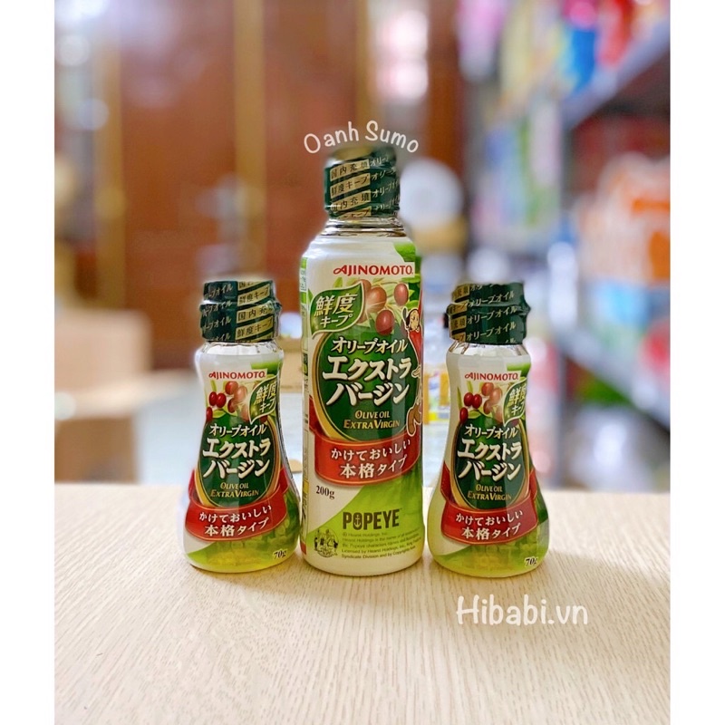 Dầu oliu nguyên chất 100ml Nhật Bản date 2023